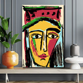 Paint by Numbers Art Two Tone Face